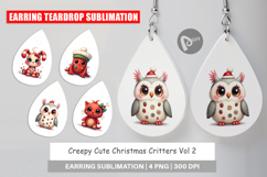 Creepy Cute Christmas Earring Product Image 1