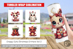 Creepy Cute Christmas Tumbler Product Image 1
