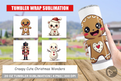 Creepy Cute Christmas Tumbler Product Image 1