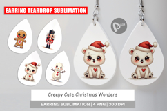 Creepy Cute Christmas Earring Product Image 1