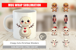 Creepy Cute Christmas Mug Wrap Product Image 1