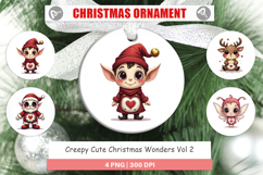 Creepy Cute Christmas Ornament Product Image 1