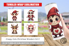 Creepy Cute Christmas Tumbler Product Image 1