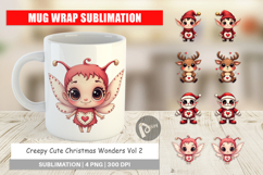 Creepy Cute Christmas Mug Wrap Product Image 1