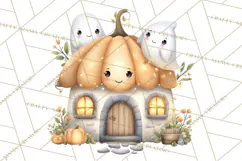 Creepy Cute Halloween Animals PNG, Kawaii Spooky Animals Product Image 5