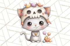 Creepy Cute Halloween Animals PNG, Kawaii Spooky Animals Product Image 2