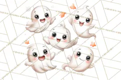 Creepy Cute Halloween Animals PNG, Kawaii Spooky Animals Product Image 2