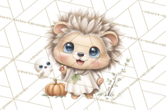Creepy Cute Halloween Animals PNG, Kawaii Spooky Animals Product Image 4