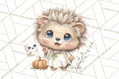 Creepy Cute Halloween Animals PNG, Kawaii Spooky Animals Product Image 4