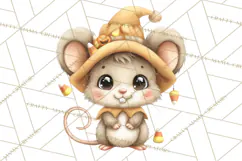 Creepy Cute Halloween Animals PNG, Kawaii Spooky Animals Product Image 5