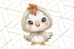 Creepy Cute Halloween Animals PNG, Kawaii Spooky Animals Product Image 4