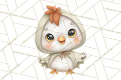 Creepy Cute Halloween Animals PNG, Kawaii Spooky Animals Product Image 4