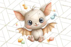 Creepy Cute Halloween Animals PNG, Kawaii Spooky Animals Product Image 4