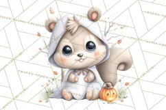 Creepy Cute Halloween Animals PNG, Kawaii Spooky Animals Product Image 2