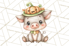Creepy Cute Halloween Animals PNG, Kawaii Spooky Animals Product Image 4