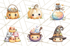 Creepy Cute Halloween Animals PNG, Kawaii Spooky Animals Product Image 6