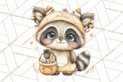 Creepy Cute Halloween Animals PNG, Kawaii Spooky Animals Product Image 5