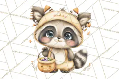 Creepy Cute Halloween Animals PNG, Kawaii Spooky Animals Product Image 5