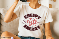 Creepy Cute Energy Halloween SVG PNG Design Product Image 1