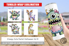 Tumbler Creepy Cute Pastel Halloween Product Image 1