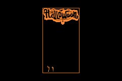 Creepy halloween frame instagram story concept design Product Image 2