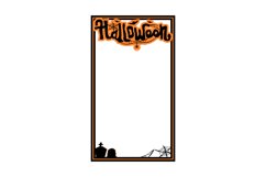 Creepy halloween frame instagram story concept design Product Image 1