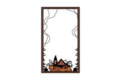 Creepy halloween frame instagram story design template Product Image 1
