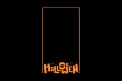 Creepy halloween frame instagram story illustration design Product Image 2