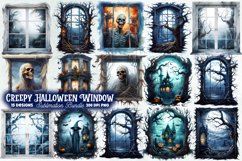 Creepy Halloween Window Sublimation Clipart, Halloween Window Pumpkin Watercolor Clipart, Halloween Pumpkin Clipart PNG, Scary art Clipart, Christmas Nativity Sublimation Clipart, Creepy Halloween Window Clipart Sublimation, Creepy Halloween Window Collec