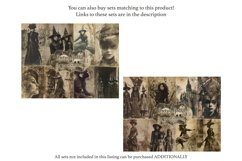 Creepy Junk Journal Paper, Vintage Photo Printable, GlamArtZhanna, Occult Ephemera, Cemetery Junk Journal Paper, Wiccan Picture Collage, Halloween Collage Sheet, Vintage Digital Photo, Old Postcards, Found Photo