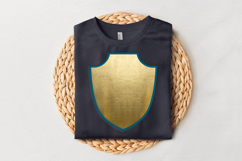 Crest Shield Shape Applique Embroidery