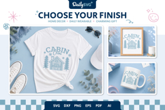 Wooden Winter Cabin SVG Product Image 2