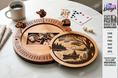 Cribbage Boards Laser Cut Bundle |Boards Game| Nature Themed Product Image 12