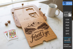 Cribbage Board Game Laser Cut | Wilderness Adventure | Games Product Image 1