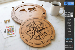 Cribbage Board Game Laser Cut | Wilderness Adventure | Games Product Image 1