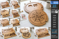 Cribbage Board Game Laser Cut Bundle | Adventure | Gift Idea Product Image 1