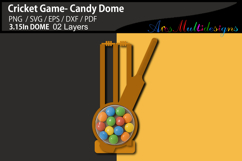 Cricket Game Candy Dome Product Image 2