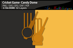 Cricket Game Candy Dome Product Image 3