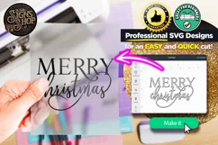 Merry Christmas | Door Sign | Farmhouse SVG Christmas Product Image 3