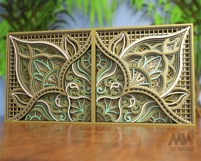 Cricut compatible mandala SVG for elegant home décor projects