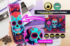 Dia de Muertos Sublimation Mini Kit | PNG Tumbler, mug, pen Product Image 3