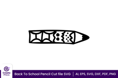 cricut svg-silhouette file-laser cut-back to school-school suply svg-pencil svg-clipart 