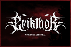 Crikthor | Black Metal Font Product Image 1