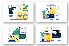 10 International Criminal Justice Day Illustration Product Image 3