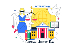 10 International Criminal Justice Day Illustration Product Image 4