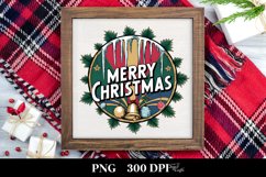 Vibrant Merry Christmas Png Product Image 3