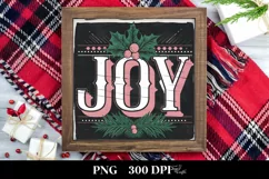 Joy Christmas Lights Clipart Png Product Image 1