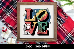 Retro Love Clipart PNG Product Image 3