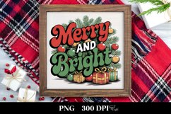 Merry and Bright Christmas Png Product Image 3