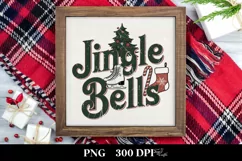Retro Jingle Bells Clipart PNG Product Image 3